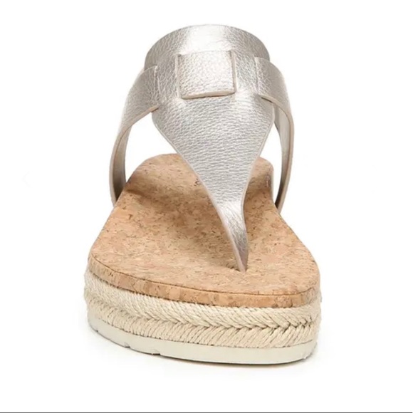 NWT VINCE Flint 2 Espadrille Sandal in Moonstone - Picture 3 of 9